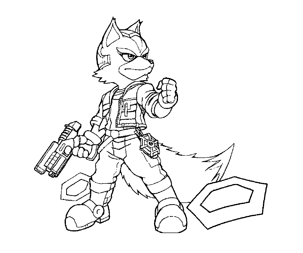 Star fox zero coloring pages yumiko fujiwara