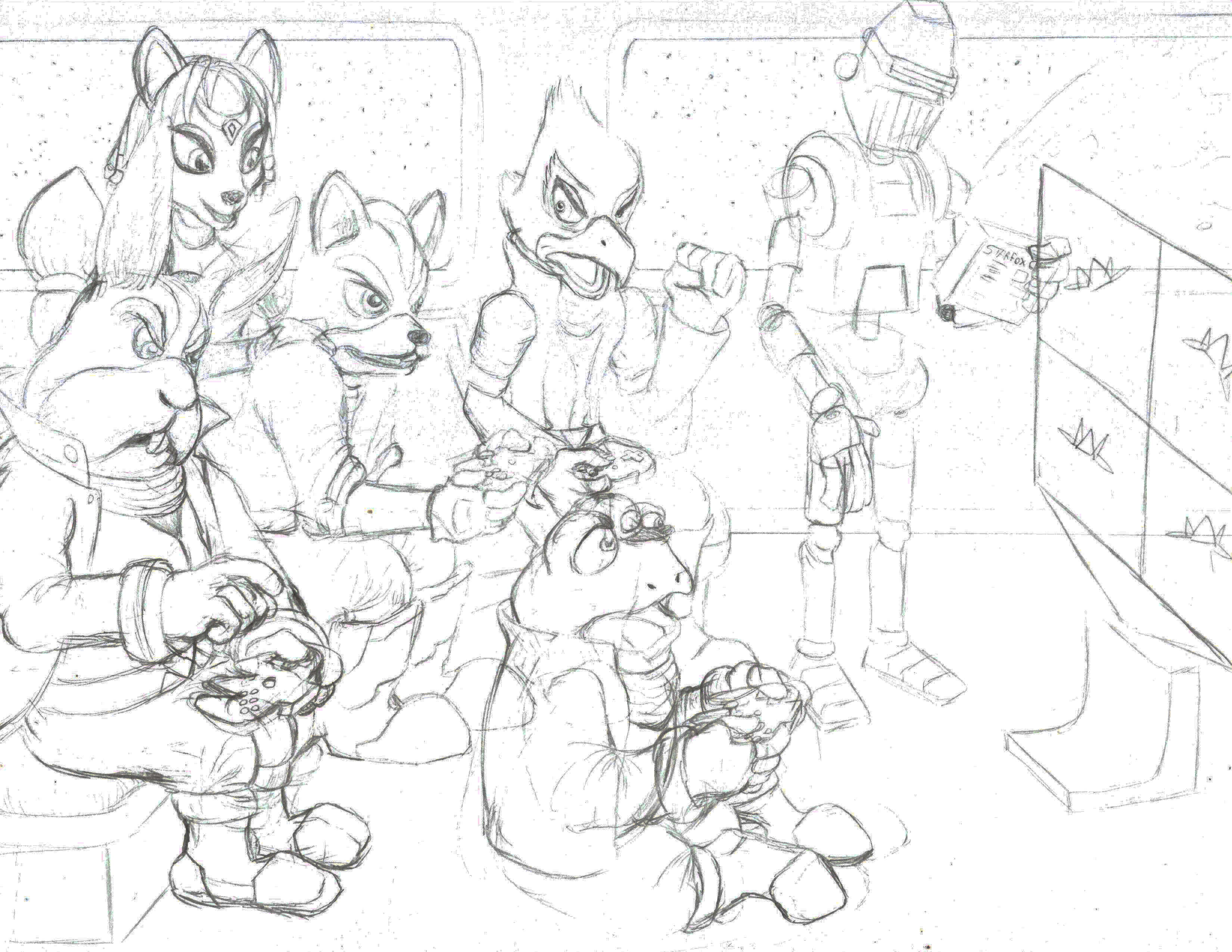 Lets draw star fox plays star fox part by jaccol on