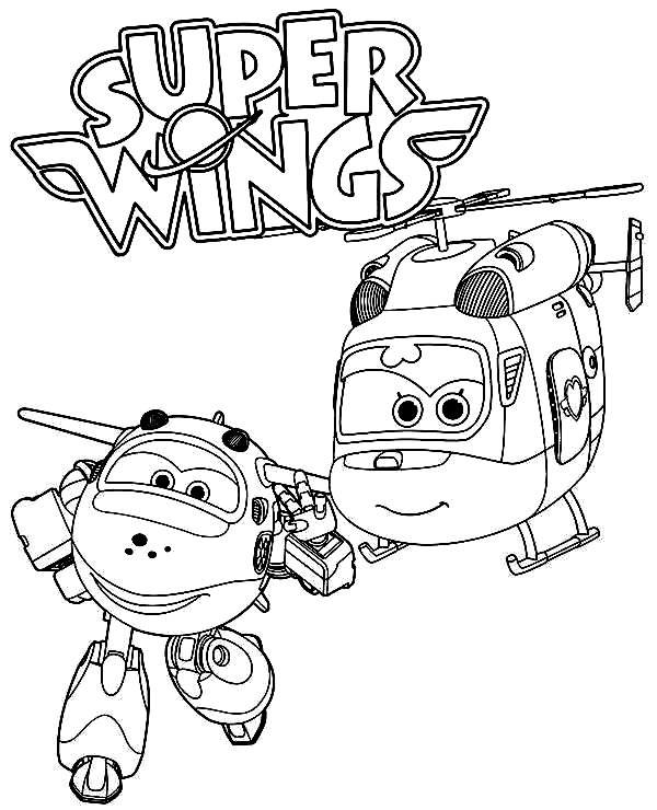 Super wings coloring pages printable for free download