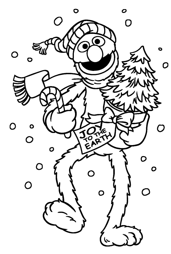 Grover coloring pages