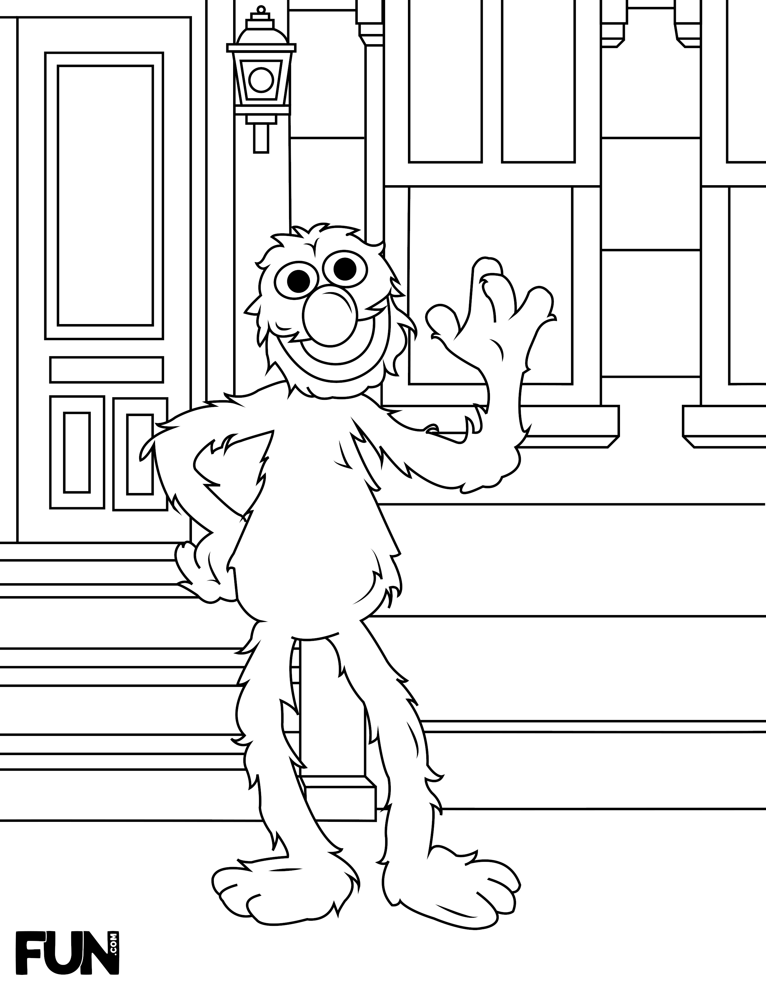 Sesame street coloring pages printables