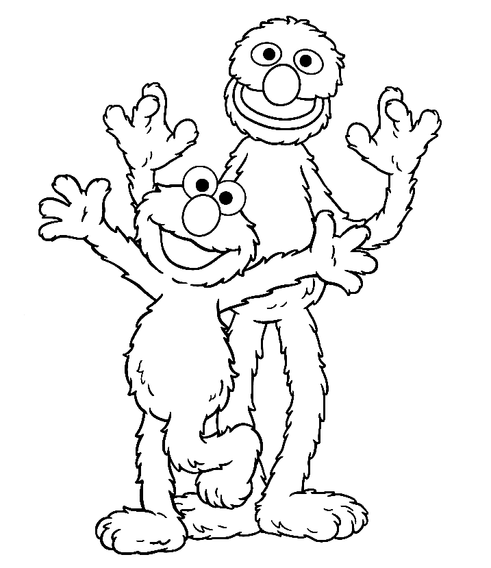 Grover coloring pages printable for free download