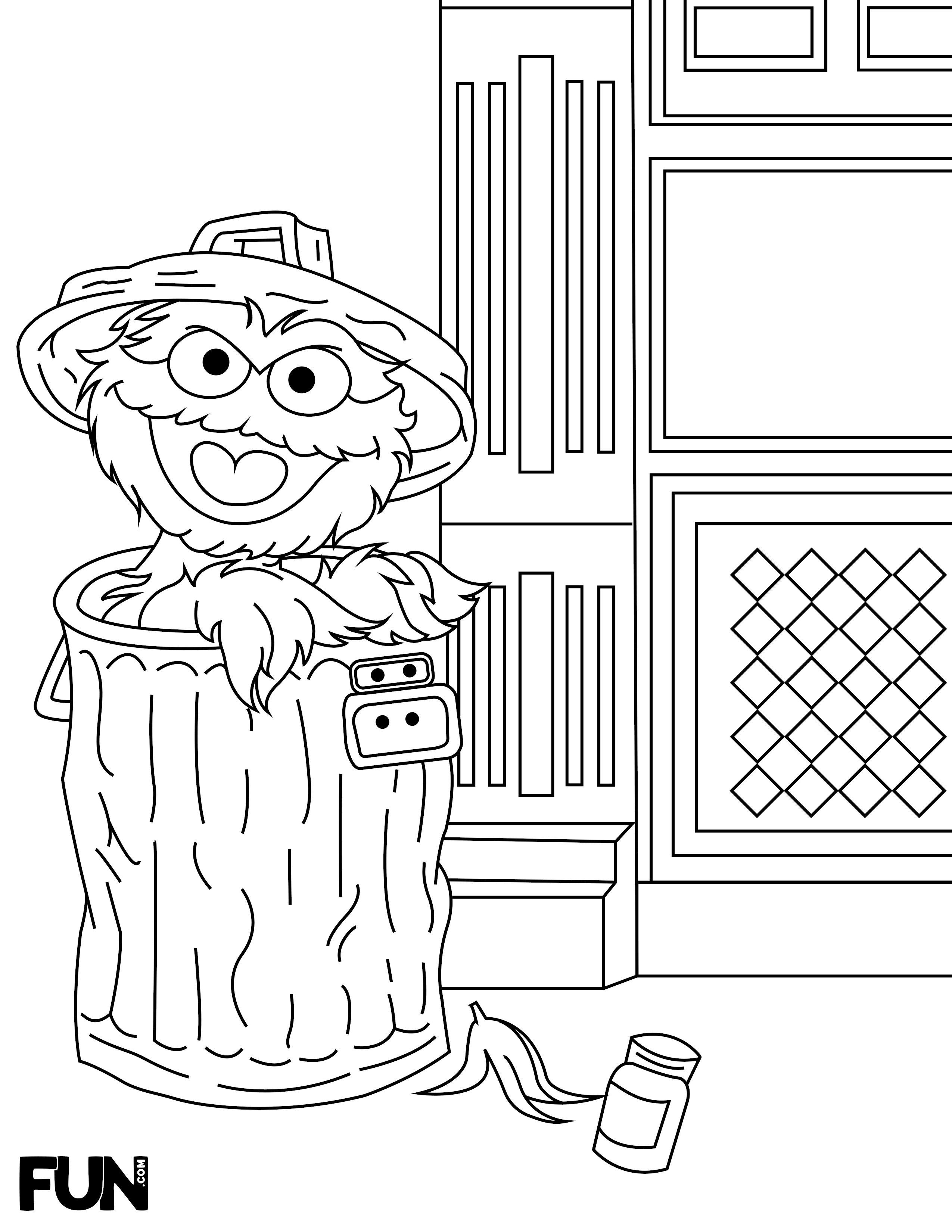 Sesame street coloring pages printables