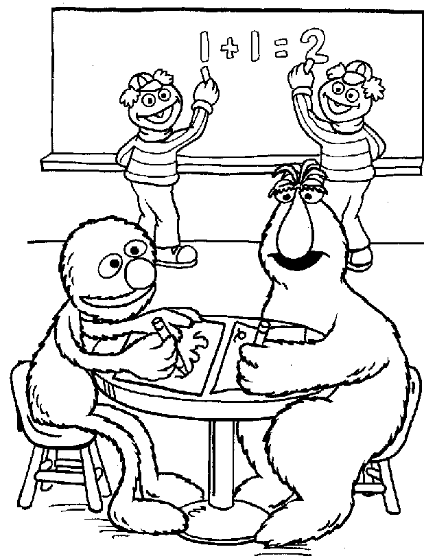 Grover coloring pages