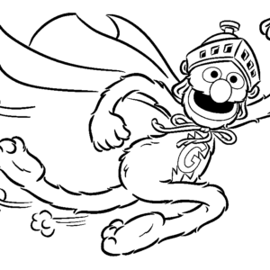 Grover coloring pages printable for free download