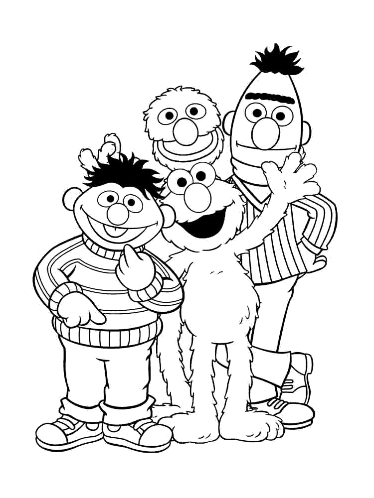 Grover coloring pages