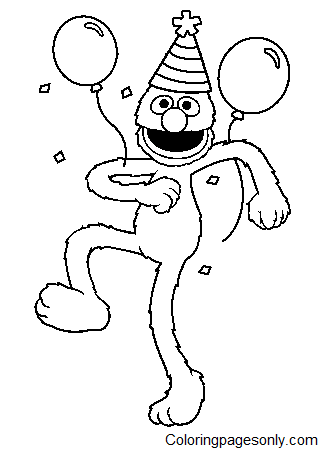 Grover coloring pages