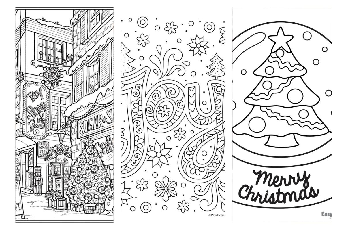 Free christmas coloring pages