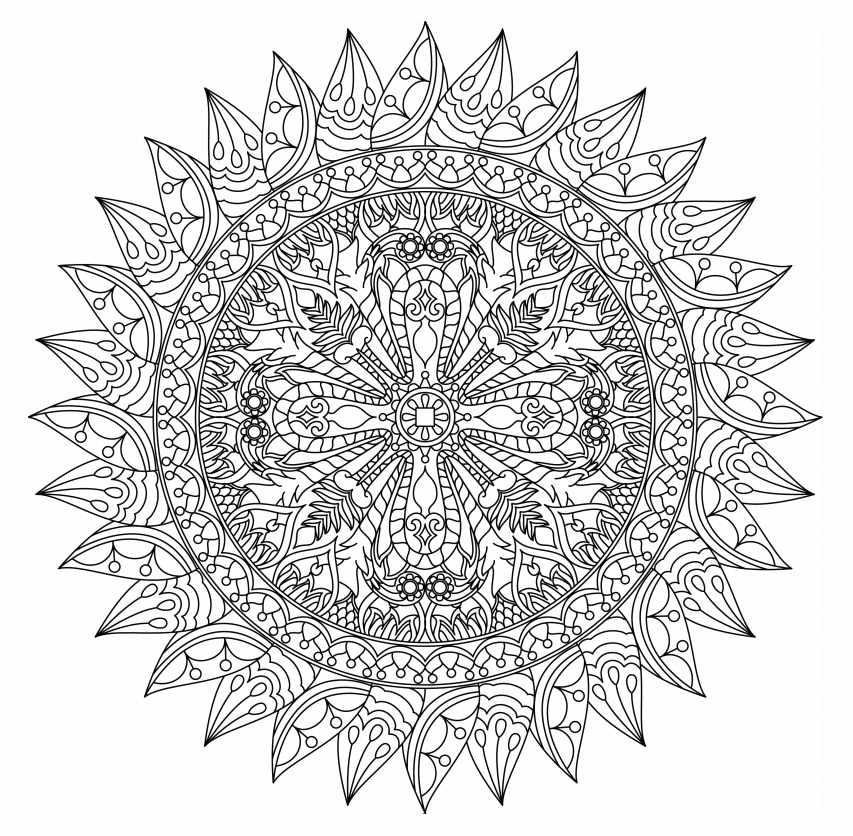 Free printable mandala coloring pages for adults