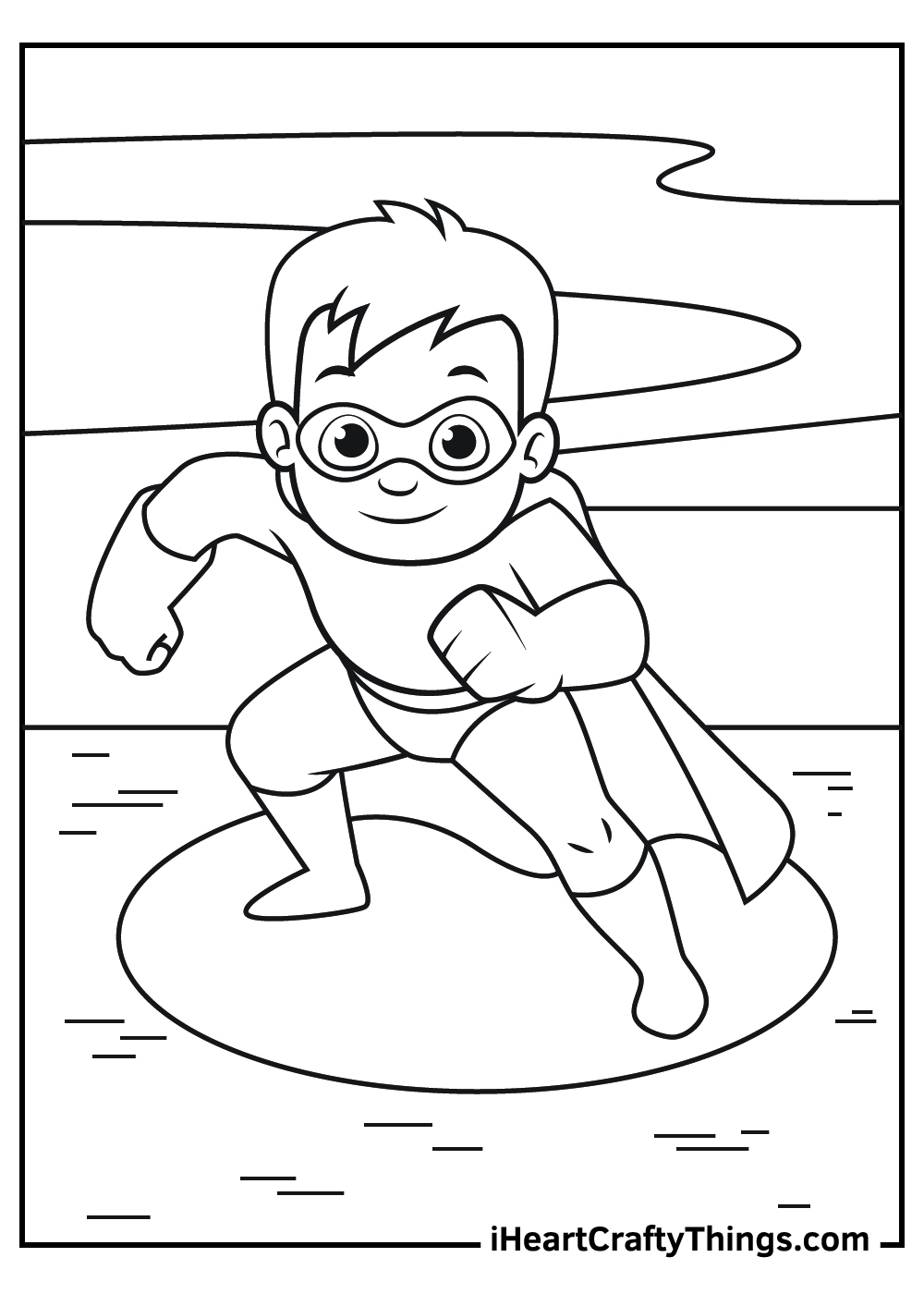 Superhero coloring pages free printables