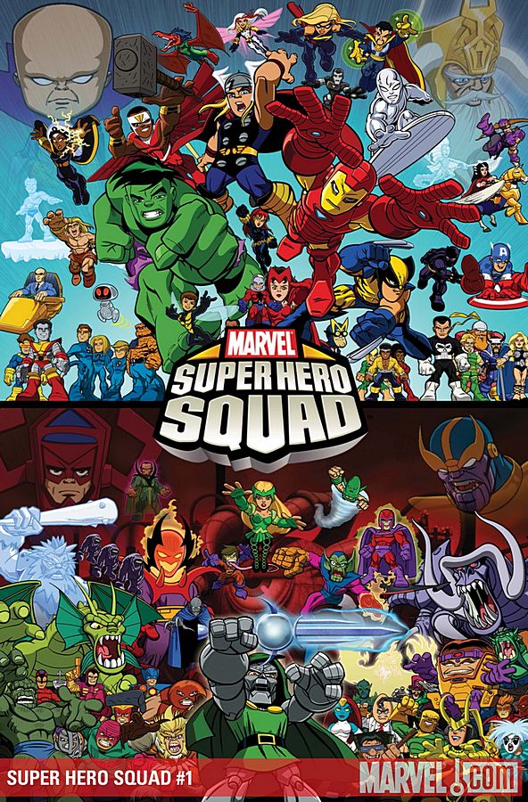 Super hero squad vol database