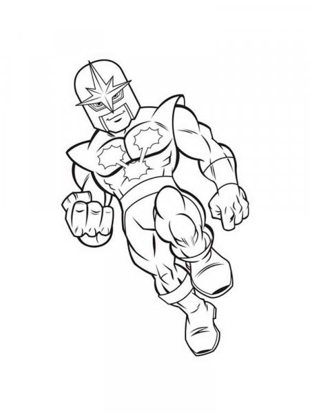 Super hero squad coloring pages