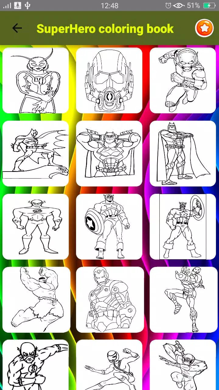 Superhero dc coloring pages apk for android download