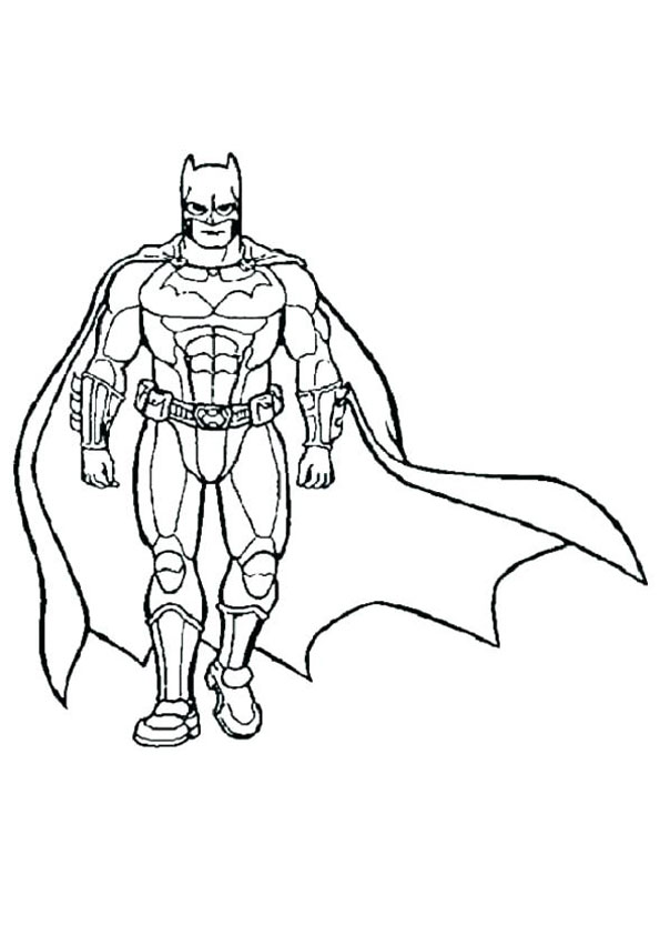 Coloring pages printable super hero coloring sheet