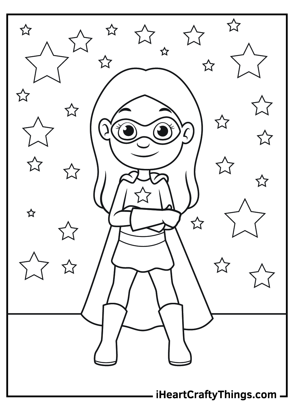 Superhero coloring pages free printables