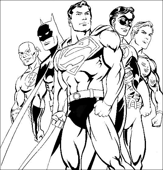 Top superheroes coloring pages for boys â all superheroes printable pictures to color