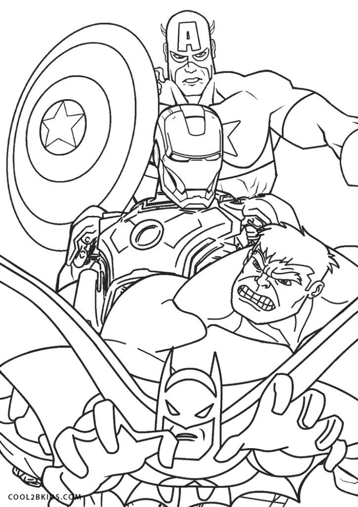 Visit our collection to download superhero coloring pages for kids