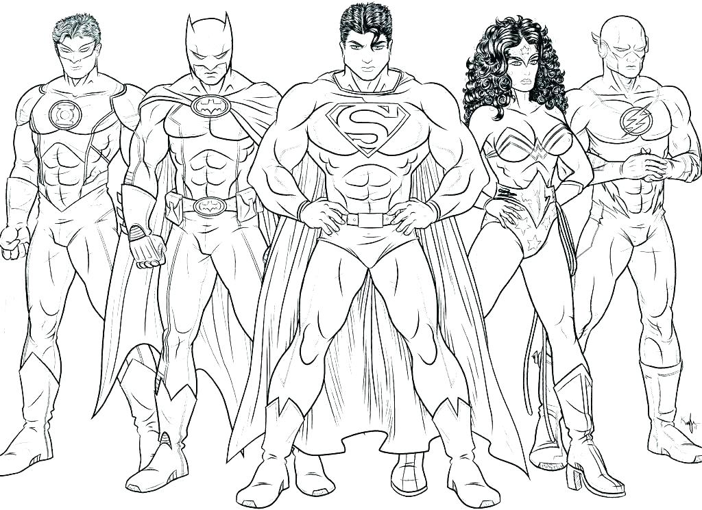 Coloring pages super heroes coloring pages hero for kids