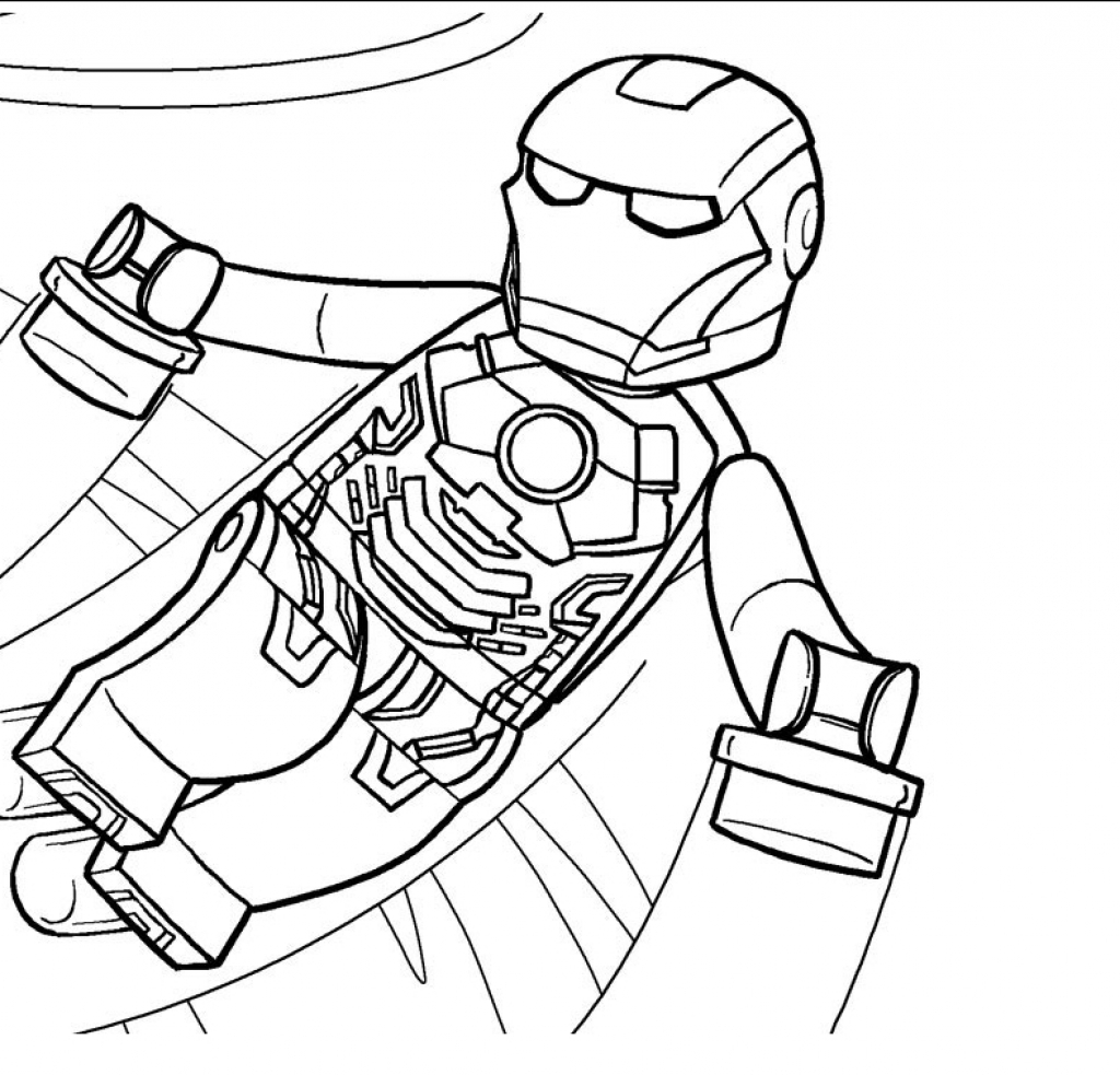 Lego super heroes coloring pages