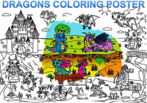 Alex art large coloring poster