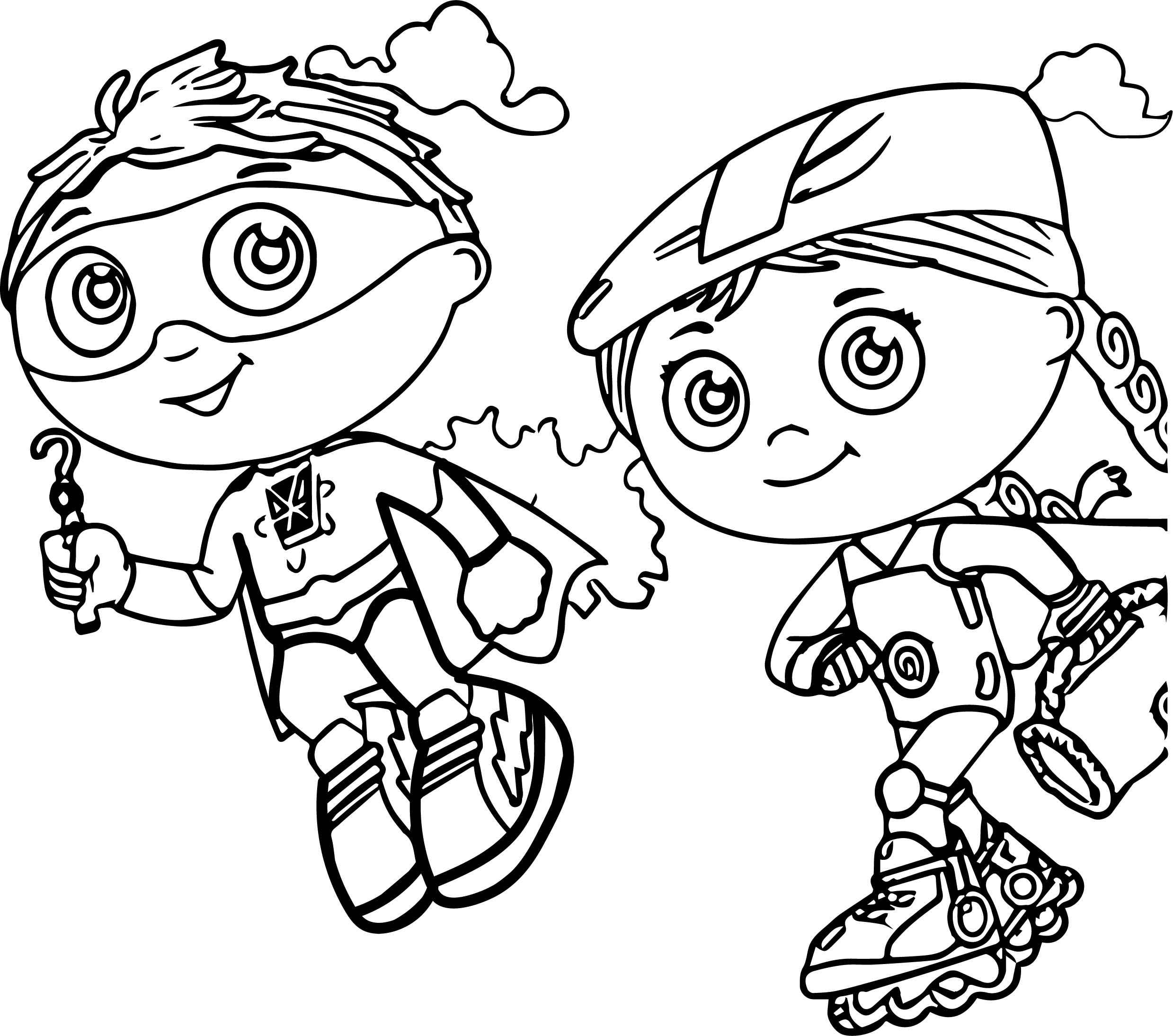 Super why coloring pages