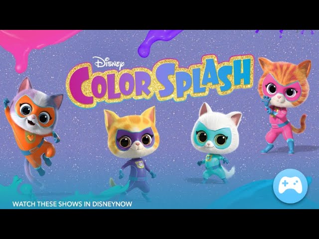 Disney junior super kitties color splash