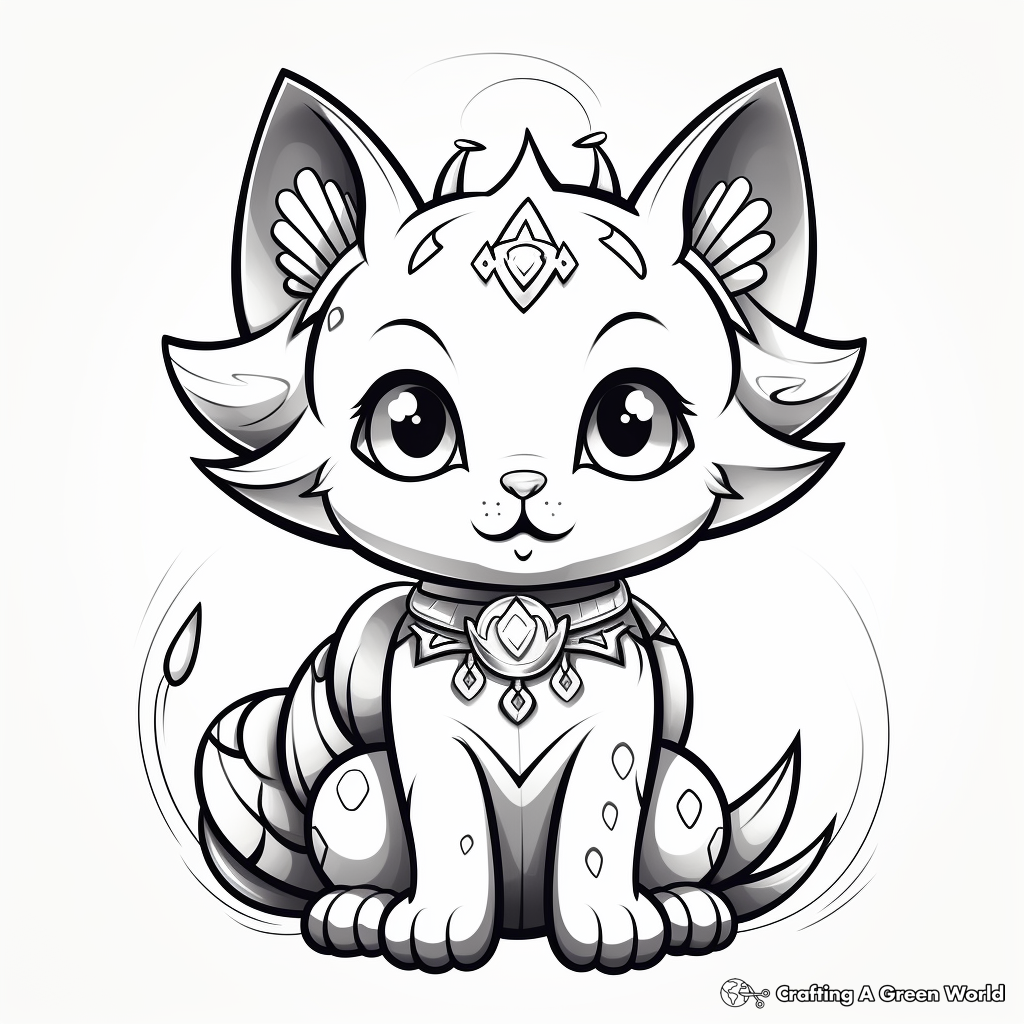 Super kitties coloring pages