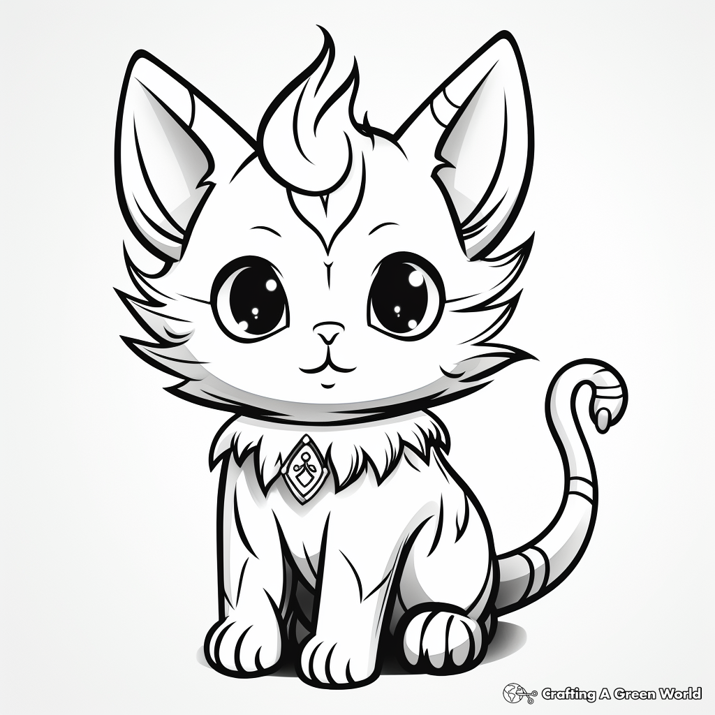 Super kitties coloring pages