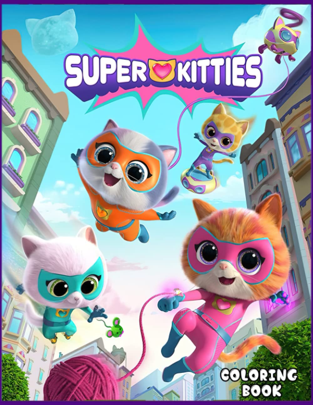 The super kitties coloring book fun gift for kids ages