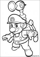 Super mario bros coloring pages on coloring