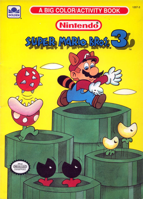 Super mario bros color activity book golden books retro reprints