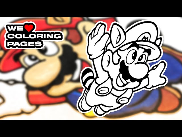 Super mario bros coloring page we âï coloring pages