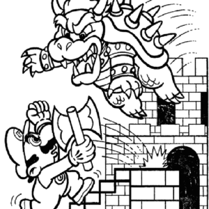 Super mario bros coloring pages printable for free download