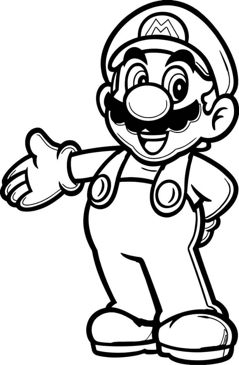 Mario coloring pages