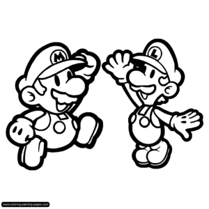 Super mario bros coloring pages printable for free download