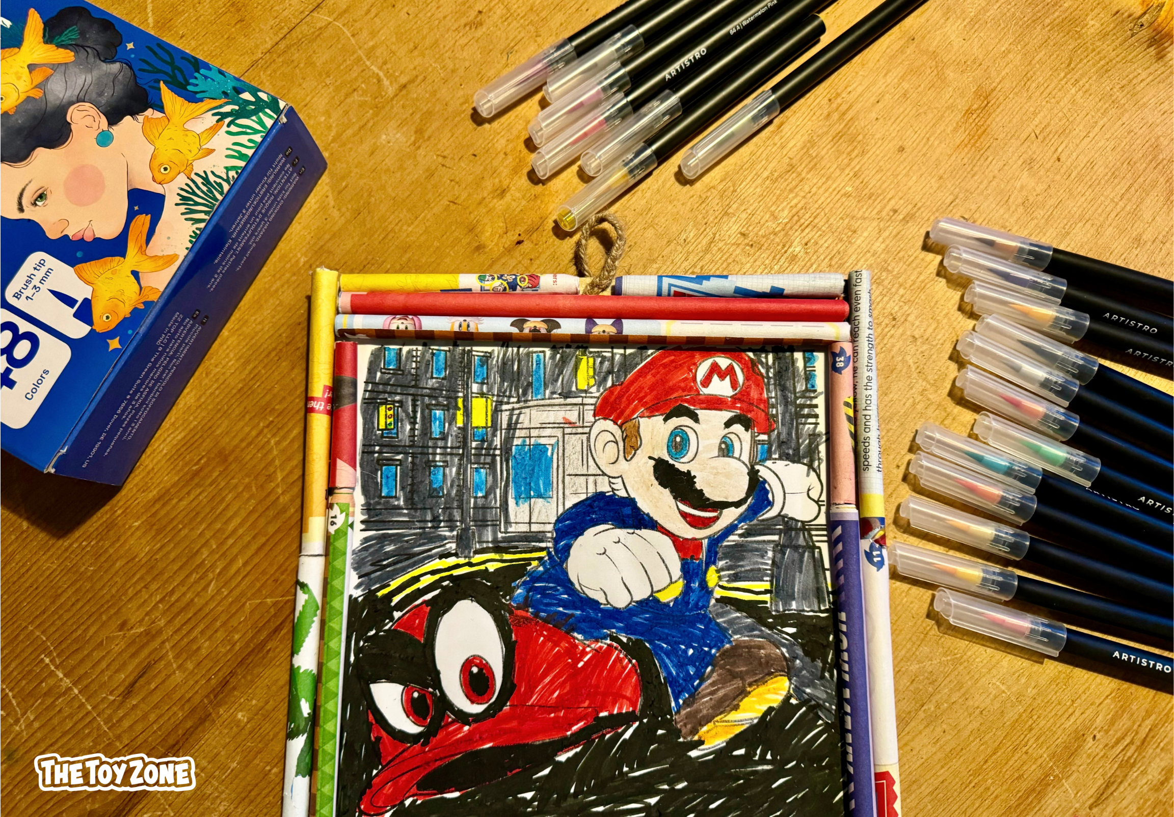 Awesome super mario bros coloring pages