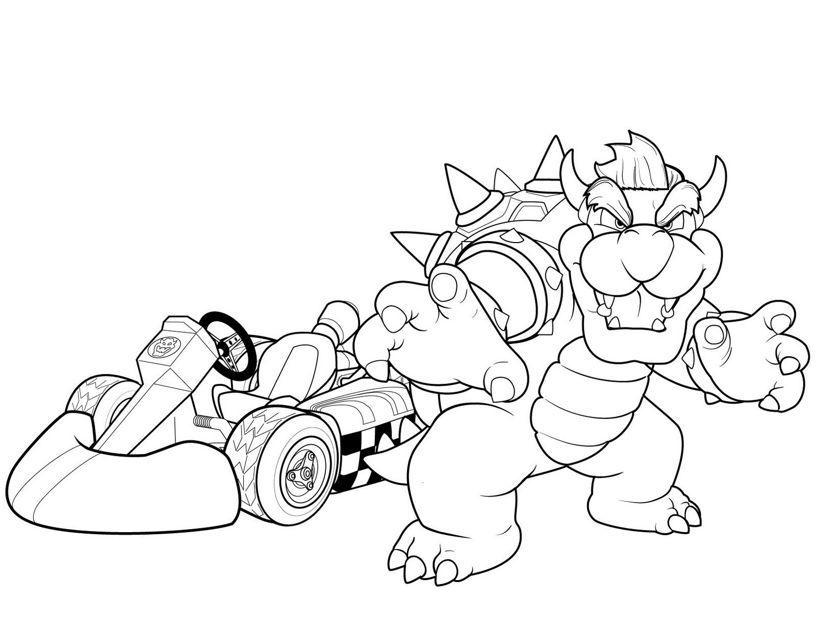 Bowser coloring pages