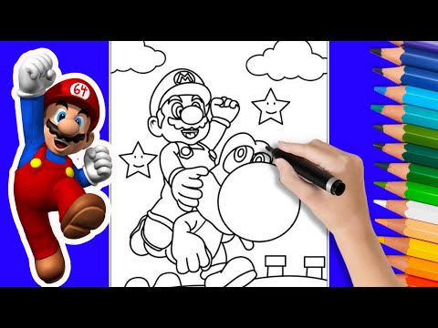 Super mario bros coloring pages