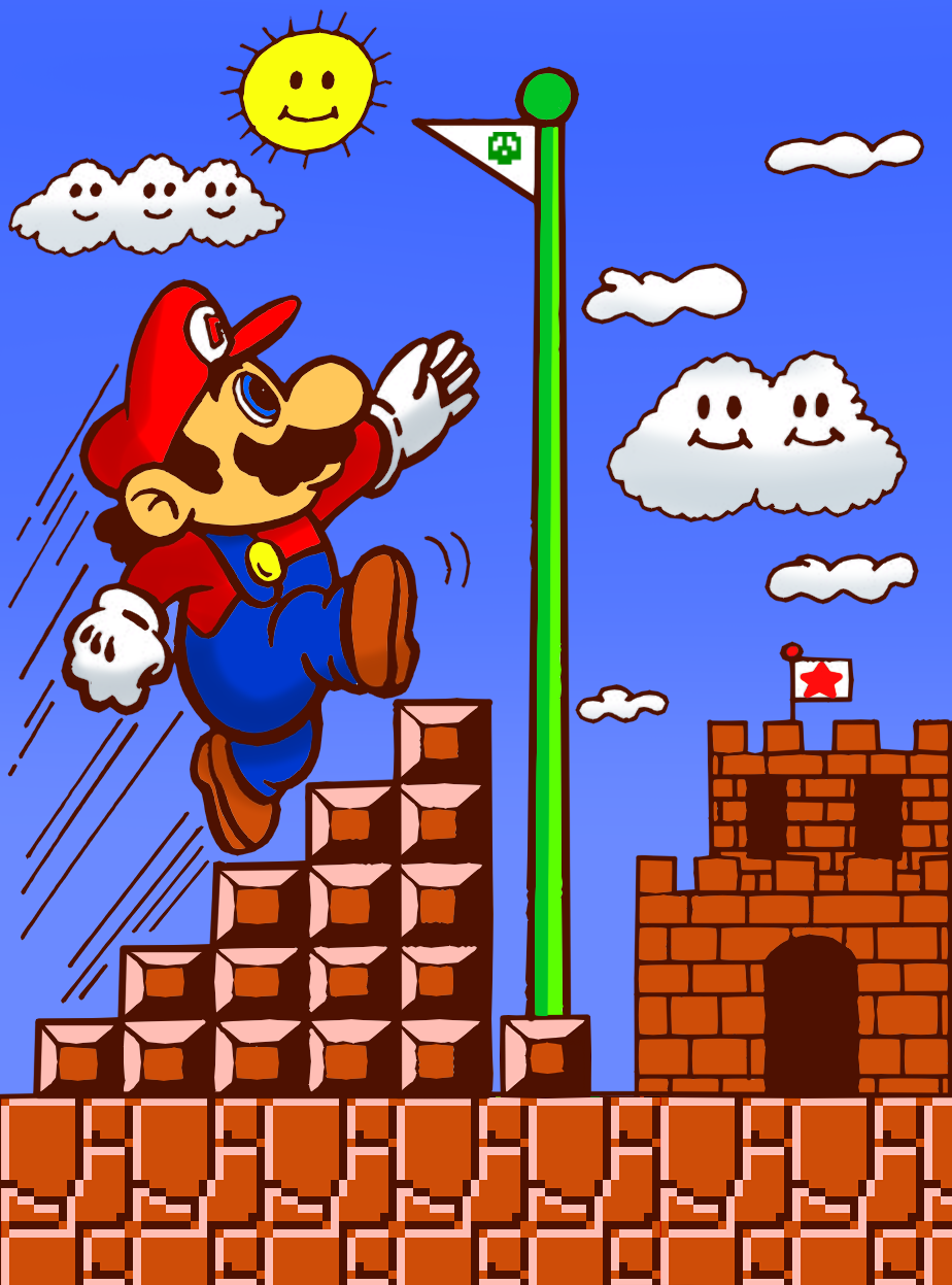 Super mario bros coloring book by cuddlesnam on