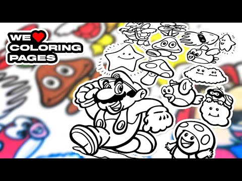 Super mario coloring page we âï coloring pages