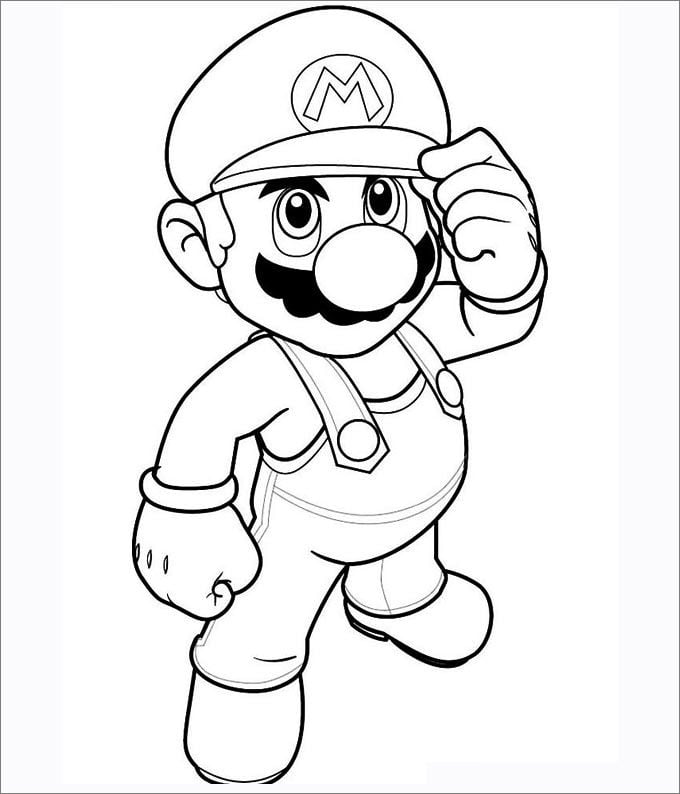 Mario coloring pages