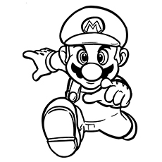 Top free printable super mario coloring pages online