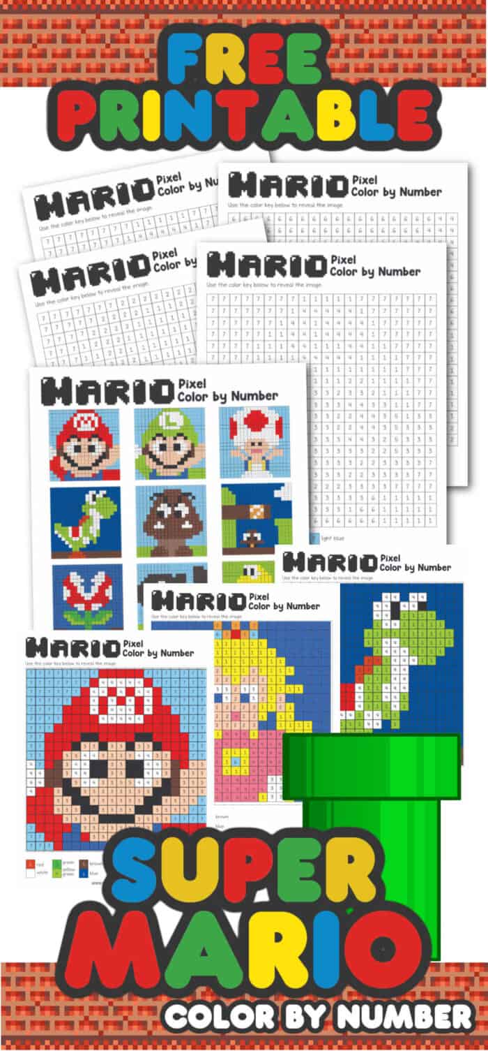 Super mario coloring pages