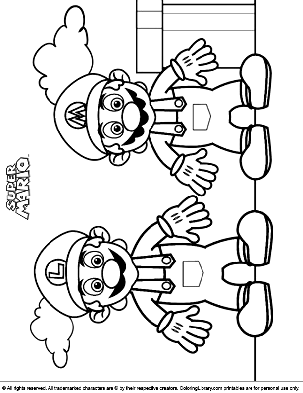 Printable coloring picture