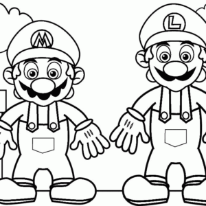 Super mario bros coloring pages printable for free download