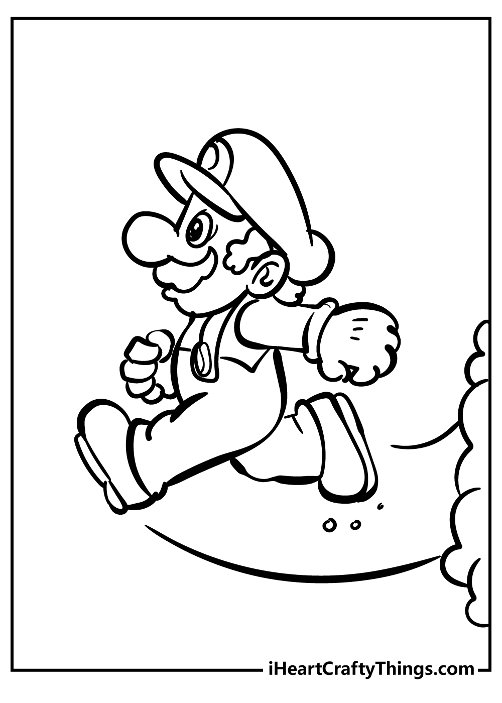 Super mario bros coloring pages free printables