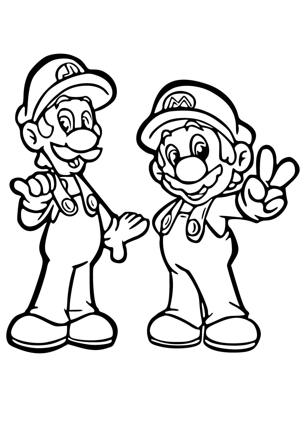 Free printable super mario brothers coloring page sheet and picture for adults and kids girls and boys