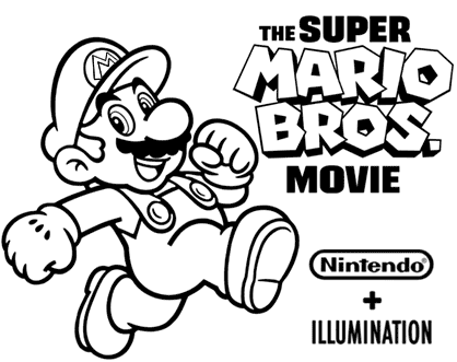 Super mario bros coloring pages