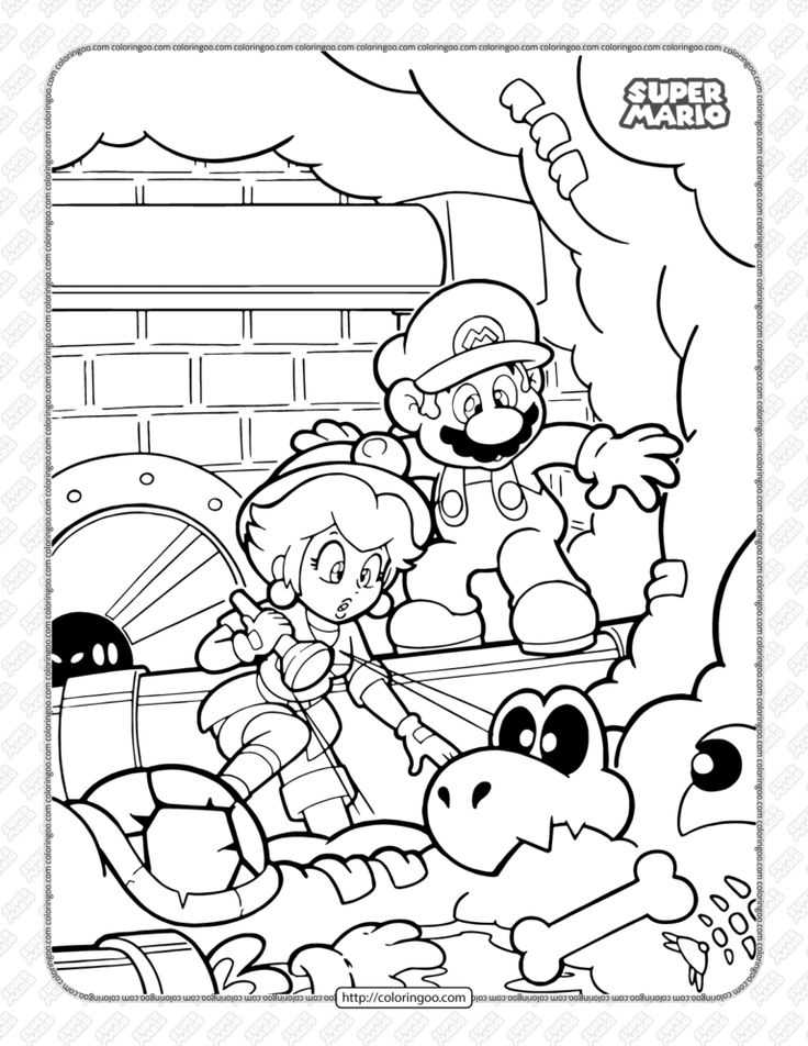 Free super mario pdf coloring book for kids super mario coloring pages mario coloring pages coloring books