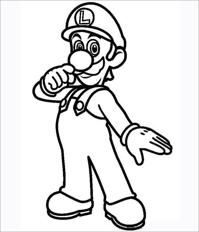 Mario coloring pages